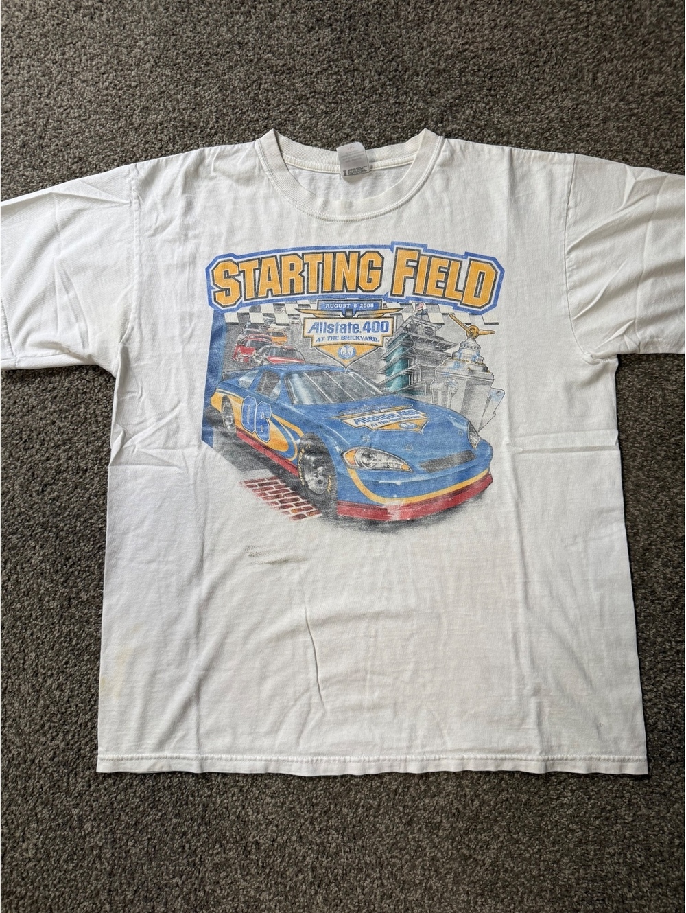 Vintage Y2K NASCAR Jeff Burton Tee | Size Large